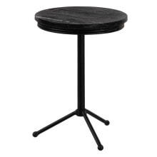 Side table Black Marble Iron 32 x 32 x 45 cm