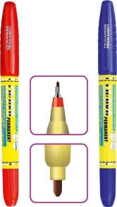 Marker do płyt CM-051 dwustronny czerwony -