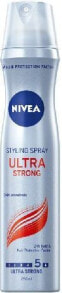 Лак или спрей для укладки волос Nivea Hair Care Styling Lakier do włosów Ultra Strong 250 ml