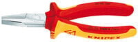 20 06 160 - Needle-nose pliers - Chromium-vanadium steel - Plastic - Red/Orange - 16 cm - 176 g