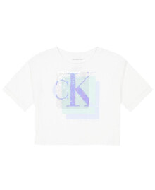 Детские футболки и майки для девочек Calvin Klein (Кельвин Кляйн)