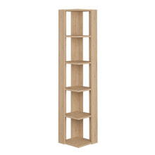 Corner Shelves Alexandra House Living Oak Wood MDP 33 x 161 x 33 cm 5 Shelves