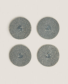 Round paper coaster (pack of 4)