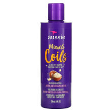 Шампуни для волос Aussie, Miracle Coils, шампунь, 236 мл (8 жидк. Унций)