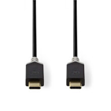 Nedis CCBW64750AT10 USB кабель 1 m 3.2 Gen 2 (3.1 Gen 2) USB C Антрацит