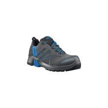 Haix Sicherheitsschuh Connexis® GTX low Größe 9 (43) grau/blau S3 HRO HI CI WR SRC Rindspaltleder 2.0-2.2 mm/Textil