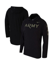 Nike men's Black Army Black Knights 1st Armored Division Old Ironsides Rivalry Long Sleeve Hoodie T-shirt