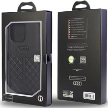 AUDI Genuine Leather iPhone 14 Pro Max 6.7 Autpupcip14Pmq8D1Bk phone case