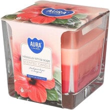 Duftkerze im Glas Hibiskus und weißer Salbei - Bispol Scented Candle