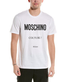 Белые мужские футболки и майки Moschino (Москино)