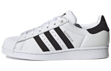 adidas originals Superstar 低帮 板鞋 女款 黑白色 / Кроссовки Adidas originals Superstar H69025