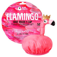 Купить средства для ухода за волосами BEAR FRUITS: BEAR FRUITS Flamingo 20ml Capillary Mask