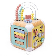 EUREKAKIDS Activity cube with 5 play surfaces