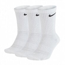 Мужские носки Мужские носки высокие белые 3 пары Nike Everyday Cushion Crew SX7664-100