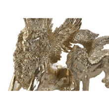 Decorative Figure Home ESPRIT Golden Lion 20 x 10,5 x 17,5 cm 29 x 13 x 25 cm (2 Units)