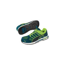 Puma Sicherheitsschuh Elevate Knit GREEN LOW Größe 45 blau/grün S1P ESD HRO SRC EN ISO 20345 Textil