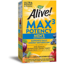 Витаминно-минеральные комплексы nature's Way Alive! Max3 Potency Мультивитамины для мужчин 90 таблеток