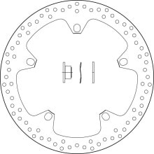 BREMBO 168B407D7 Fix Floating Front Brake Disc