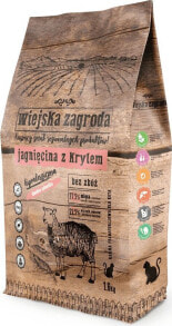 Wiejska Zagroda Jagnięcina z Krylem dla Kota 1,6 kg