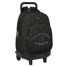 SAFTA Compact With Trolley Wheels California Backpack