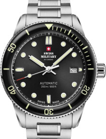 Купить наручные часы Swiss Military: Swiss Military SMA34106.01 Mens Watch Automatic Diver 42mm 20ATM