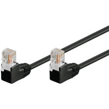 Кабели и разъемы для аудио- и видеотехники Goobay 96085 сетевой кабель Черный 0,5 m Cat5e U/UTP (UTP)