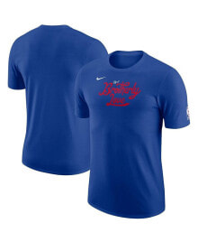 Nike men's Blue Philadelphia 76ers 2022/23 City Edition Essential Warmup T-shirt
