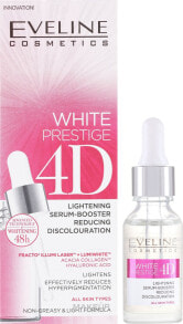 Gesichtsserum - Eveline White Prestige 4D Lightening Serum-Booster Reducing Discolouration