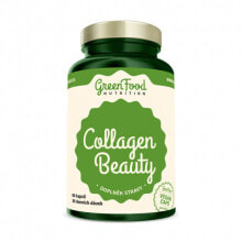 Коллаген GreenFood Nutrition GF Collagen Beauty Пептид рыбьего коллагена для молодости кожи, волос и ногтей  60 капсул