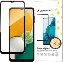 Wozinsky Wozinsky super wytrzymałe szkło hartowane Full Glue na cały ekran z ramką Case Friendly Samsung Galaxy A13 5G czarny