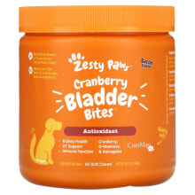 Cranberry Bladder Bites for Dogs, Antioxidant, All Ages, Bacon, 90 Soft Chews, 12.7 oz (360 g)