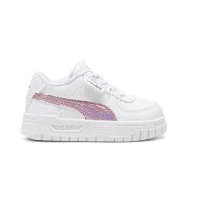 Puma Cali Dream Iridescent Ac Lace Up Toddler Girls White Sneakers Casual Shoes