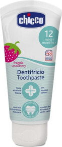 Chicco Dentifricio Fragola Toothpaste Клубничная детская зубная паста от 12 месяцев 50 мл