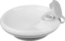 Посуда для малышей Детская чашка с присоской Babyono, поддерживающая температуру. Белая.