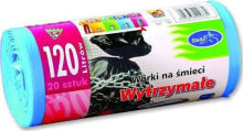 Купить мешки для мусора Stella Pack: Stella Pack STELLA PACK Worki na śmieci wytrzymałe niebieskie 120l, 20 sztuk na rolce