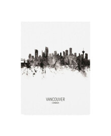Trademark Global michael Tompsett Vancouver Canada Skyline Portrait II Canvas Art - 15.5