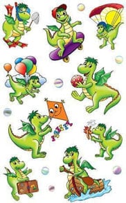 Наклейки для детского творчества avery Zweckform Dinosaur Paper Stickers (106890)