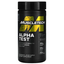 Витамины и БАДы для мужчин muscleTech, Alpha Test, 120 Capsules