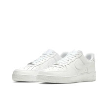 Nike Air Force 1 07 牛皮革 经典复古风格 包裹性保暖 低帮 板鞋 男女同款 纯白