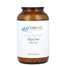 Glycine, 500 mg, 240 Capsules