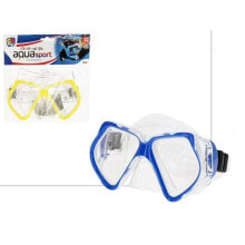 Masks and snorkels for scuba diving