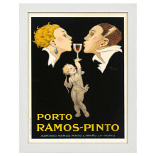 Bilderrahmen Poster Porto Ramos-Pinto