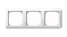 Умные розетки, выключатели и рамки Merten 389319 рамка для розетки/выключателя Белый