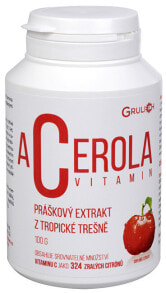 Витамин С grulich Acerola Vitamin  Ацерола в виде порошкового экстракта из тропической вишни богата натуральным витамином С 100 г