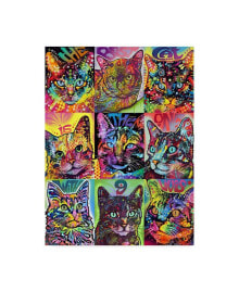 Trademark Global dean Russo 'Nine Up of Cats' Canvas Art - 35