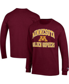 Champion men's Maroon Minnesota Golden Gophers High Motor Long Sleeve T-shirt