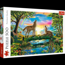 Детские развивающие пазлы trefl Puzzle 500 Wilcza natura