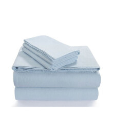 Tribeca Living flannel Extra Deep Pocket Queen Sheet Set