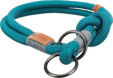 Ошейники для собак trixie BE NORDIC clamping collar, for dog, petrol / light petrol / light gray, L: 50 cm / o 13 mm