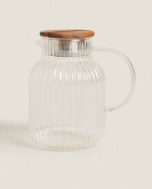 Borosilicate glass jug with filter